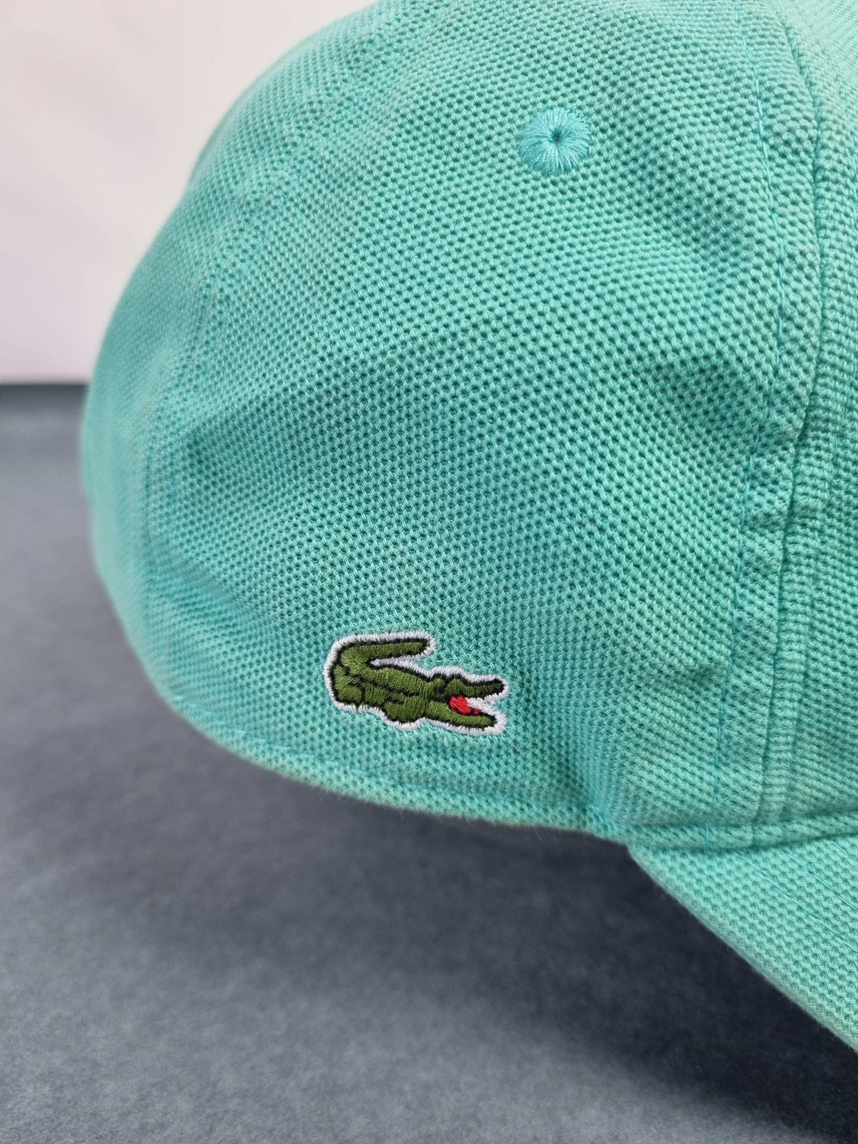 Lacoste × Vintage ⛳ Beautiful Turquoise Lacoste Golf Cap Size ONE SIZE - 2 Thumbnail