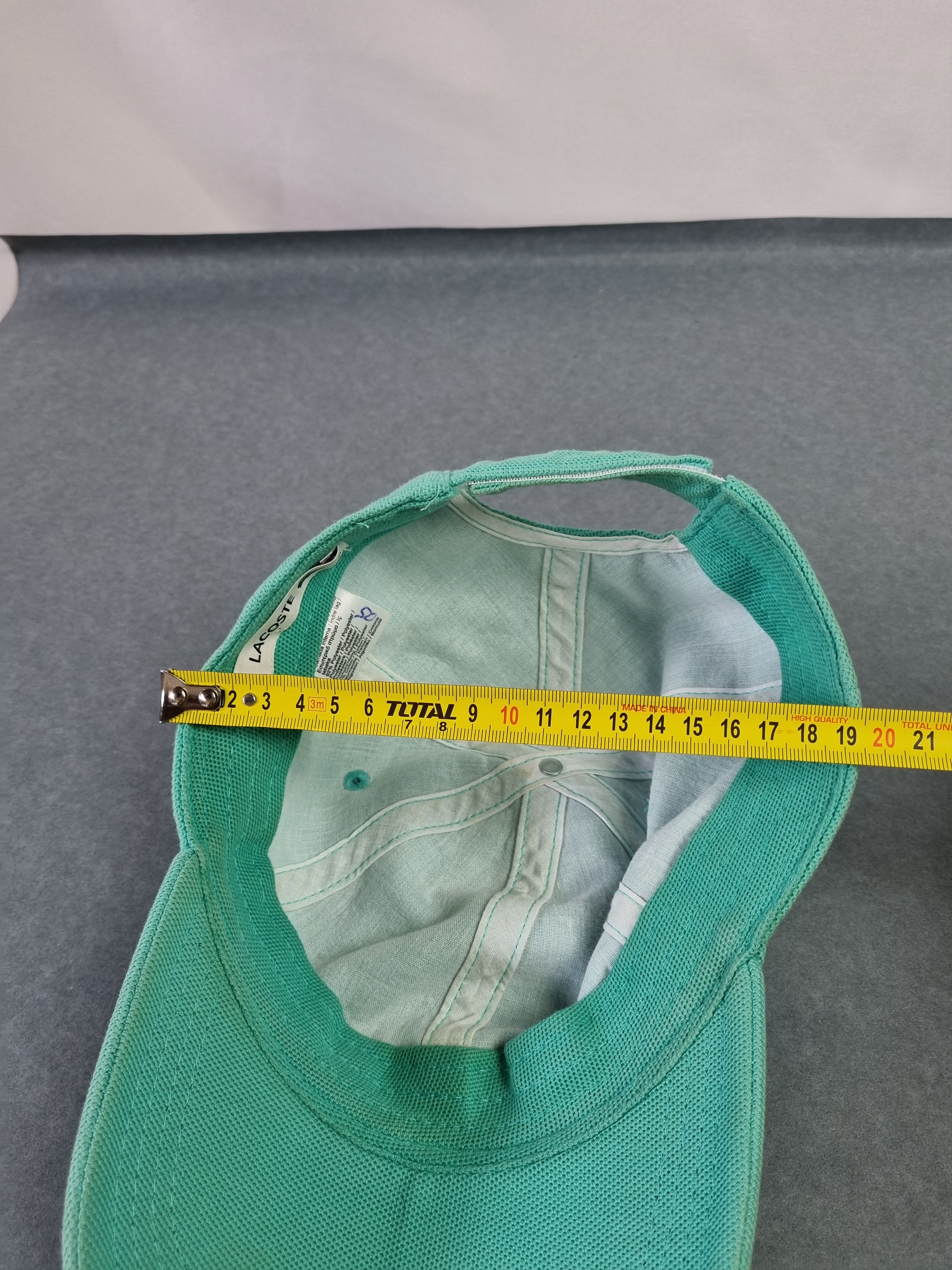Lacoste × Vintage ⛳ Beautiful Turquoise Lacoste Golf Cap Size ONE SIZE - 10 Thumbnail