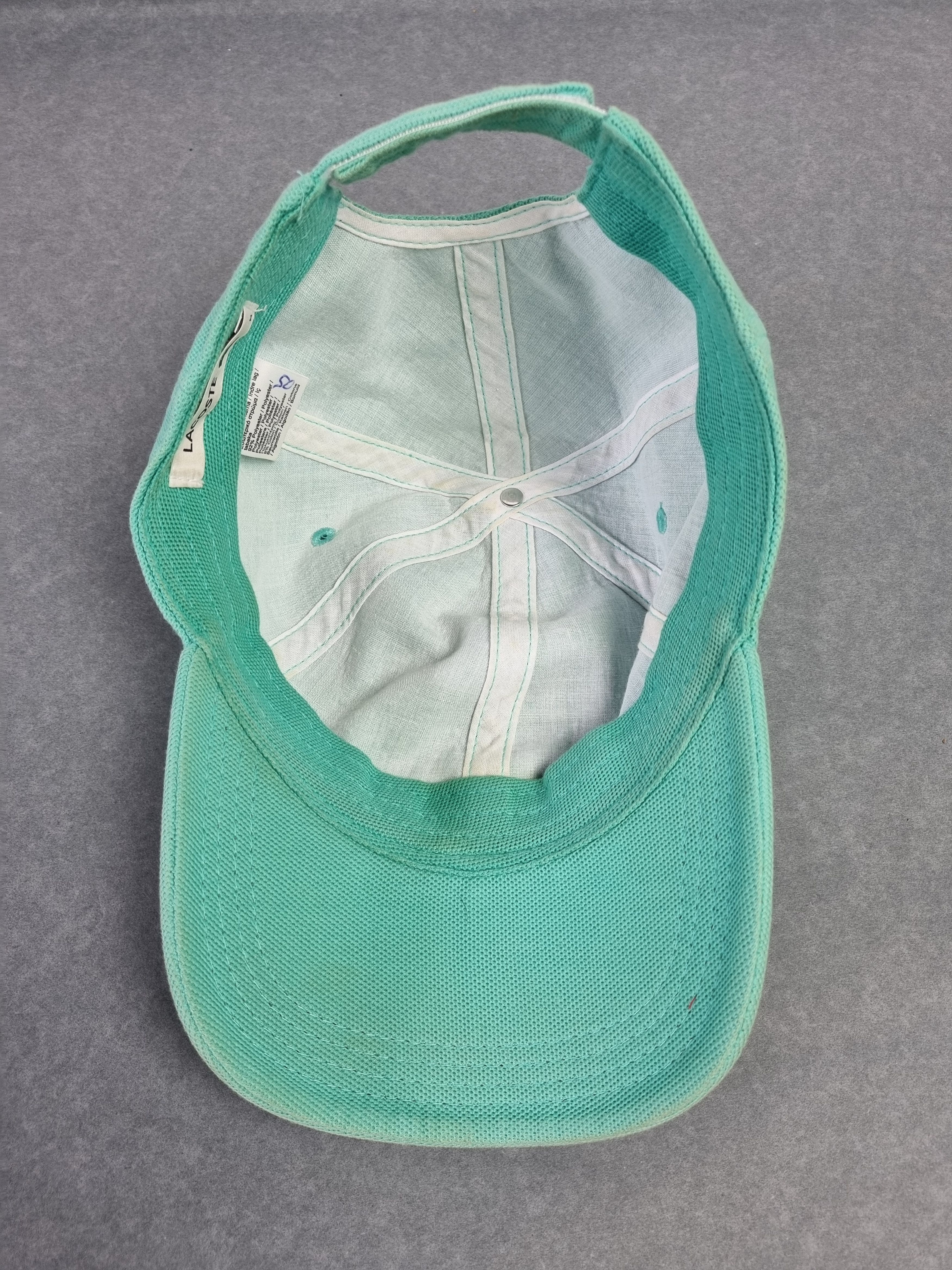 Lacoste × Vintage ⛳ Beautiful Turquoise Lacoste Golf Cap Size ONE SIZE - 8 Thumbnail