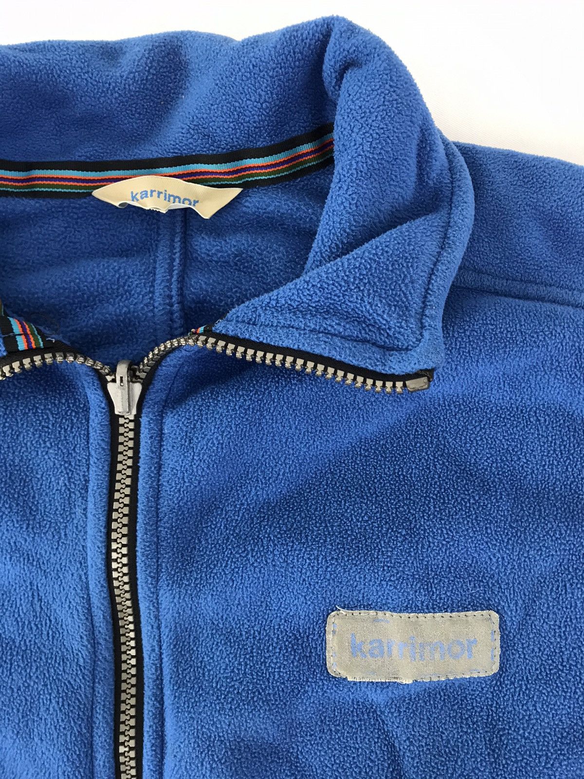 Japanese Brand Karrimor Sportswear Athletic Fleece Zipper Style Jacket Size L / US 10 / IT 46 - 3 Thumbnail