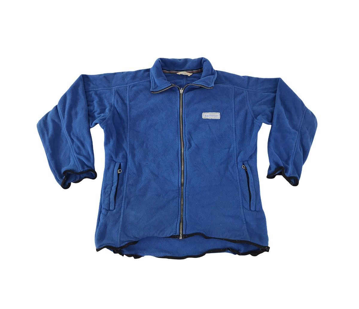 Japanese Brand Karrimor Sportswear Athletic Fleece Zipper Style Jacket Size L / US 10 / IT 46 - 1 Thumbnail