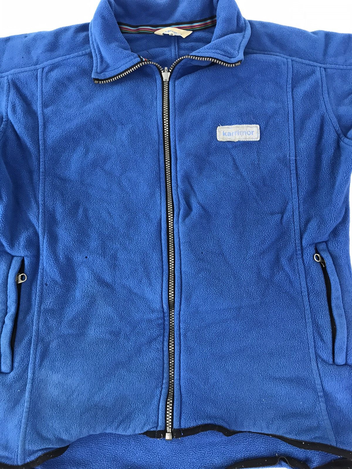 Japanese Brand Karrimor Sportswear Athletic Fleece Zipper Style Jacket Size L / US 10 / IT 46 - 2 Thumbnail