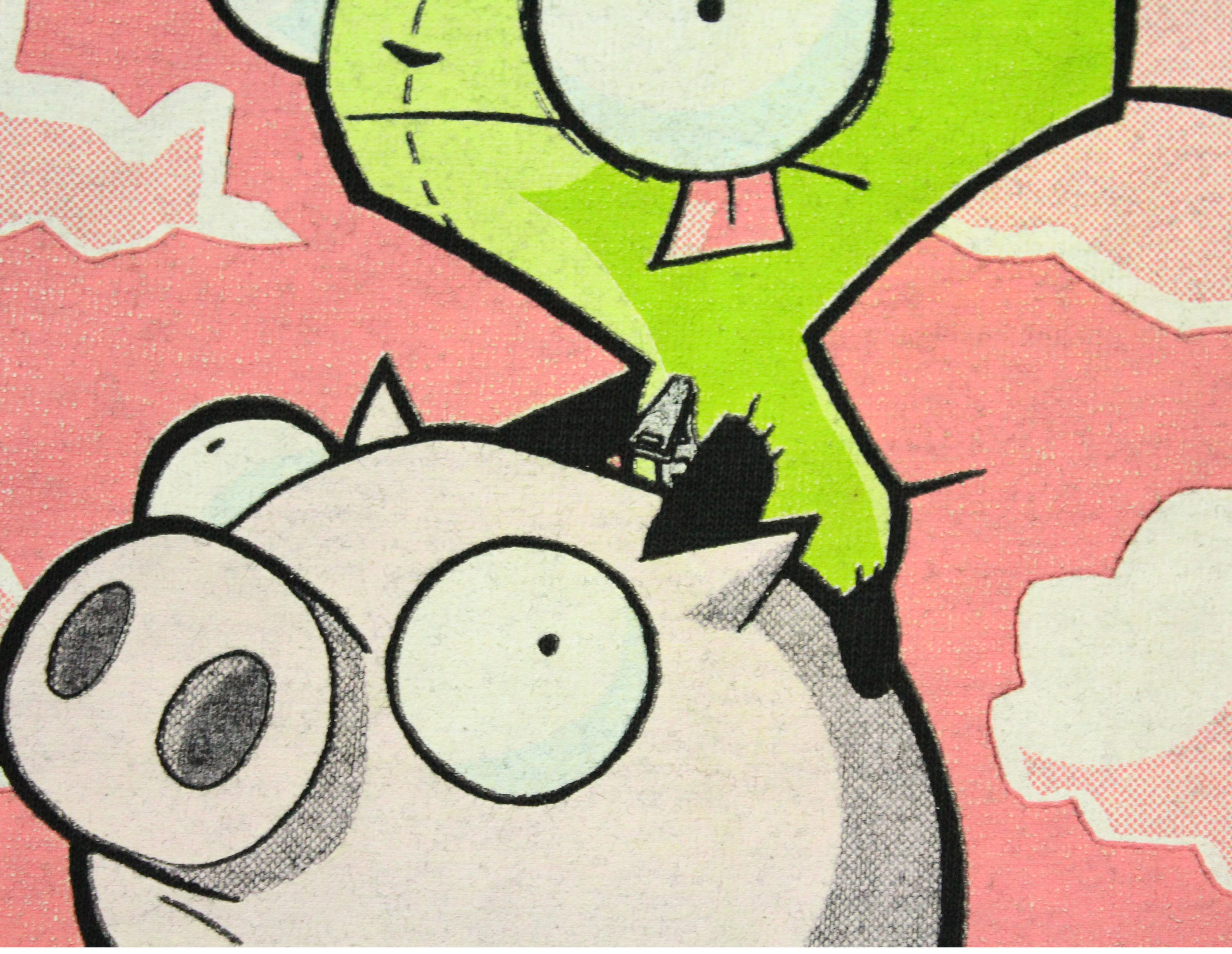 Cartoon Network Vintage INVADER ZIM T Shirt Anime Cartoon Manga Nickelodeon Size US L / EU 52-54 / 3 - 5 Thumbnail