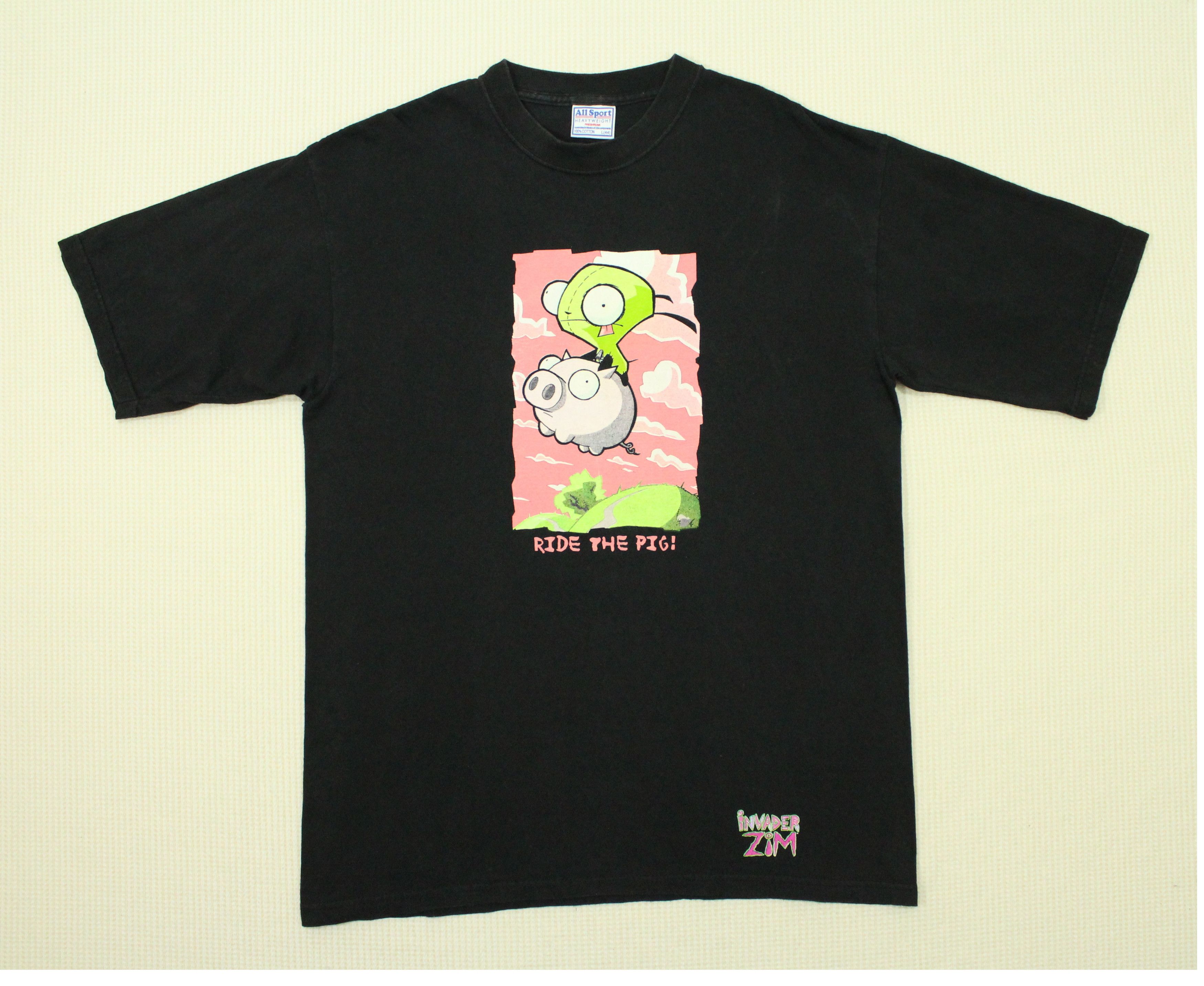 Cartoon Network Vintage INVADER ZIM T Shirt Anime Cartoon Manga Nickelodeon Size US L / EU 52-54 / 3 - 3 Thumbnail
