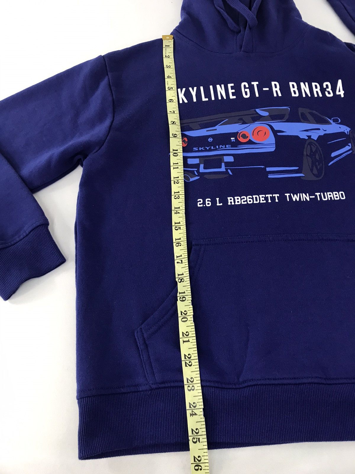 Japanese Brand Nissan Skyline GT-R BNR34 Hoodies Big Logo Printed Size US M / EU 48-50 / 2 - 9 Thumbnail