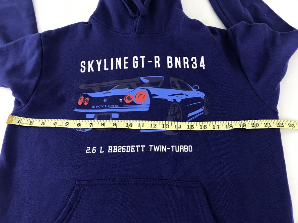 Japanese Brand Nissan Skyline GT-R BNR34 Hoodies Big Logo Printed Size US M / EU 48-50 / 2 - 8 Thumbnail