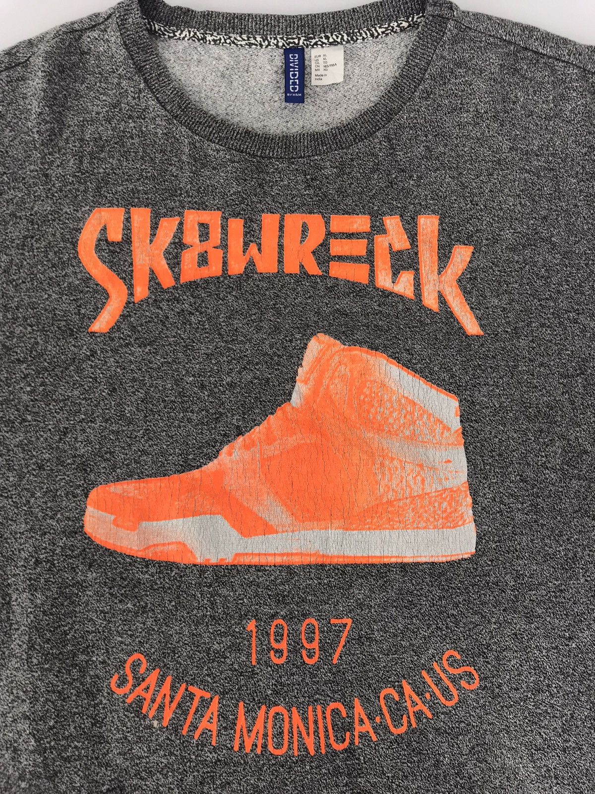 Divided Divided Sk8wreck 1997 Santa Monica Ca. Us Big Sneaker Logo Size US XL / EU 56 / 4 - 3 Thumbnail