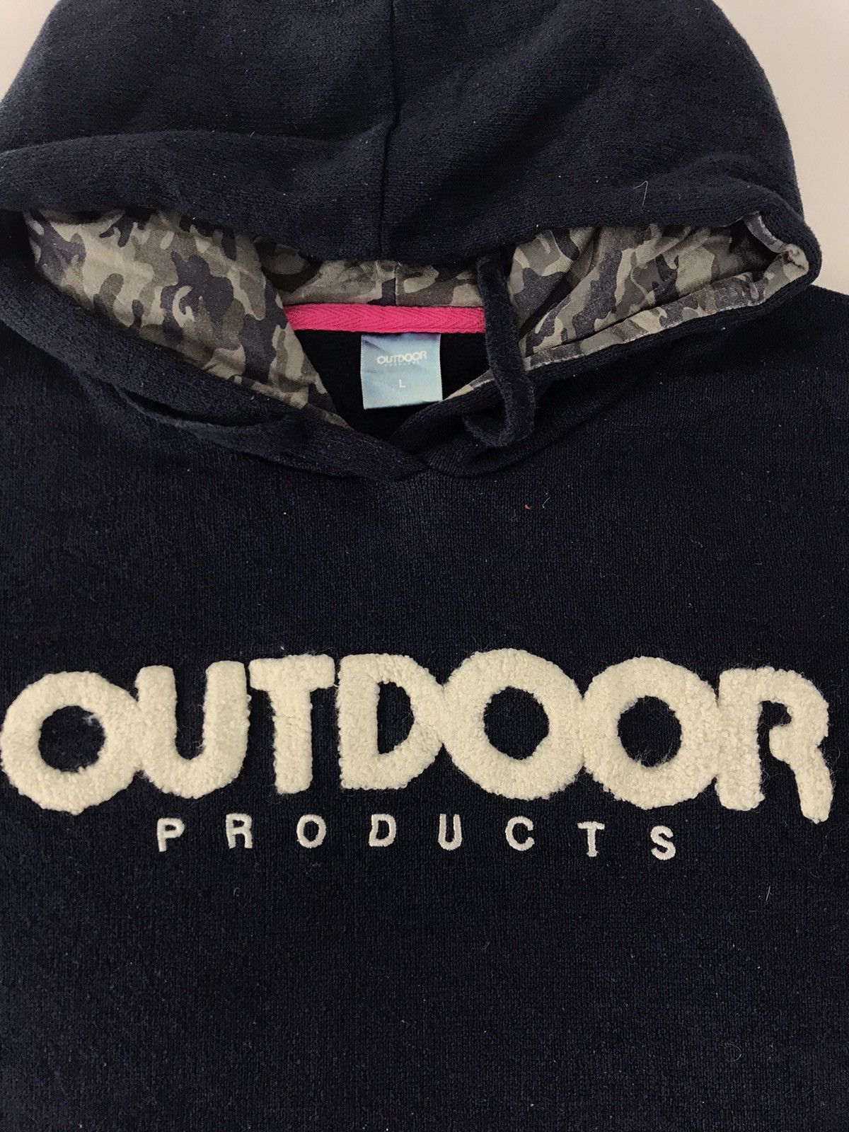 Japanese Brand Outdoor Product Pull Over Hoodies Embroidery Logo Spell Out Size US M / EU 48-50 / 2 - 2 Thumbnail