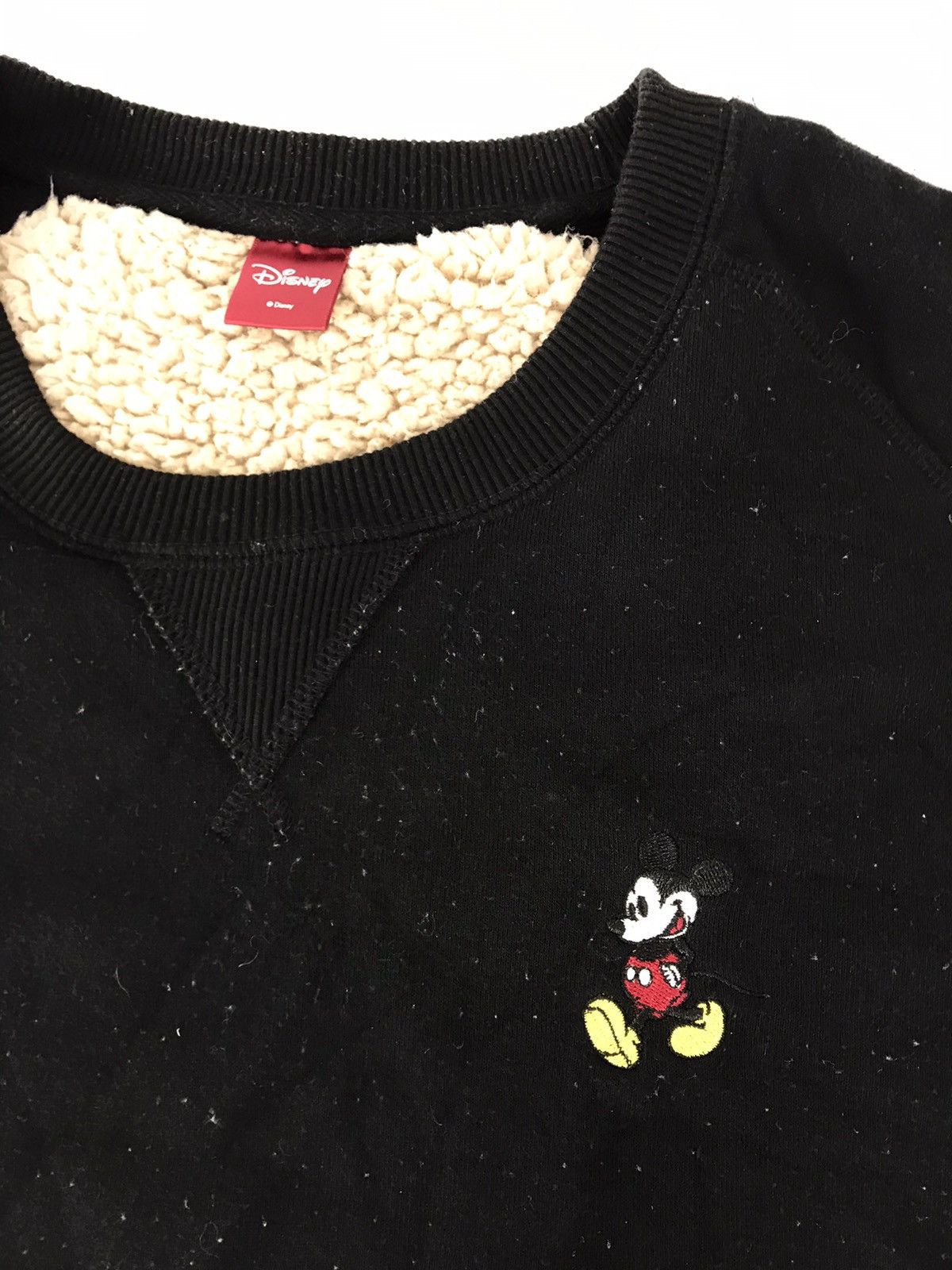 Disney × Mickey Mouse Disney Mickey Mouse Sweatshirt Wool Sherpa Inner Size L / US 10 / IT 46 - 2 Thumbnail