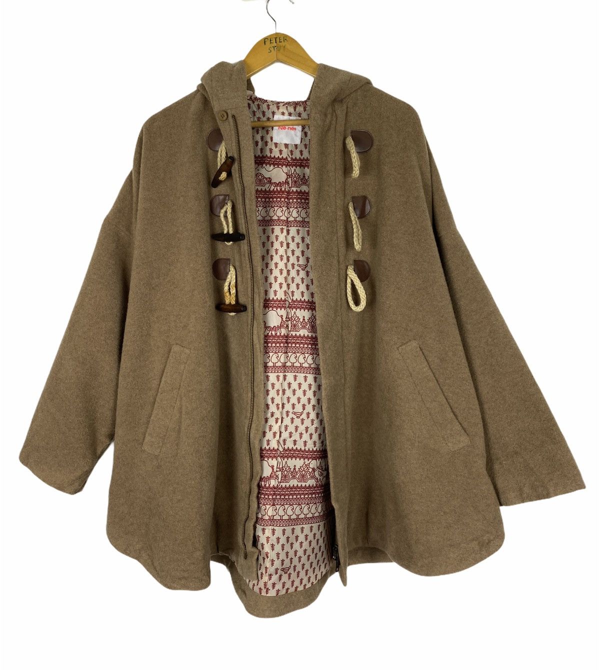 image of Ne.net Parka Winter Style By Issey Miyake in Brown, Men's (Size Medium)