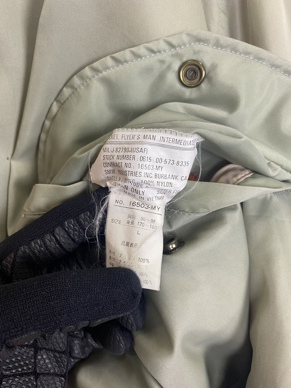 Vintage VINTAGE MA-1 FLYER MAN BOMBER JACKET Size US L / EU 52-54 / 3 - 10 Thumbnail