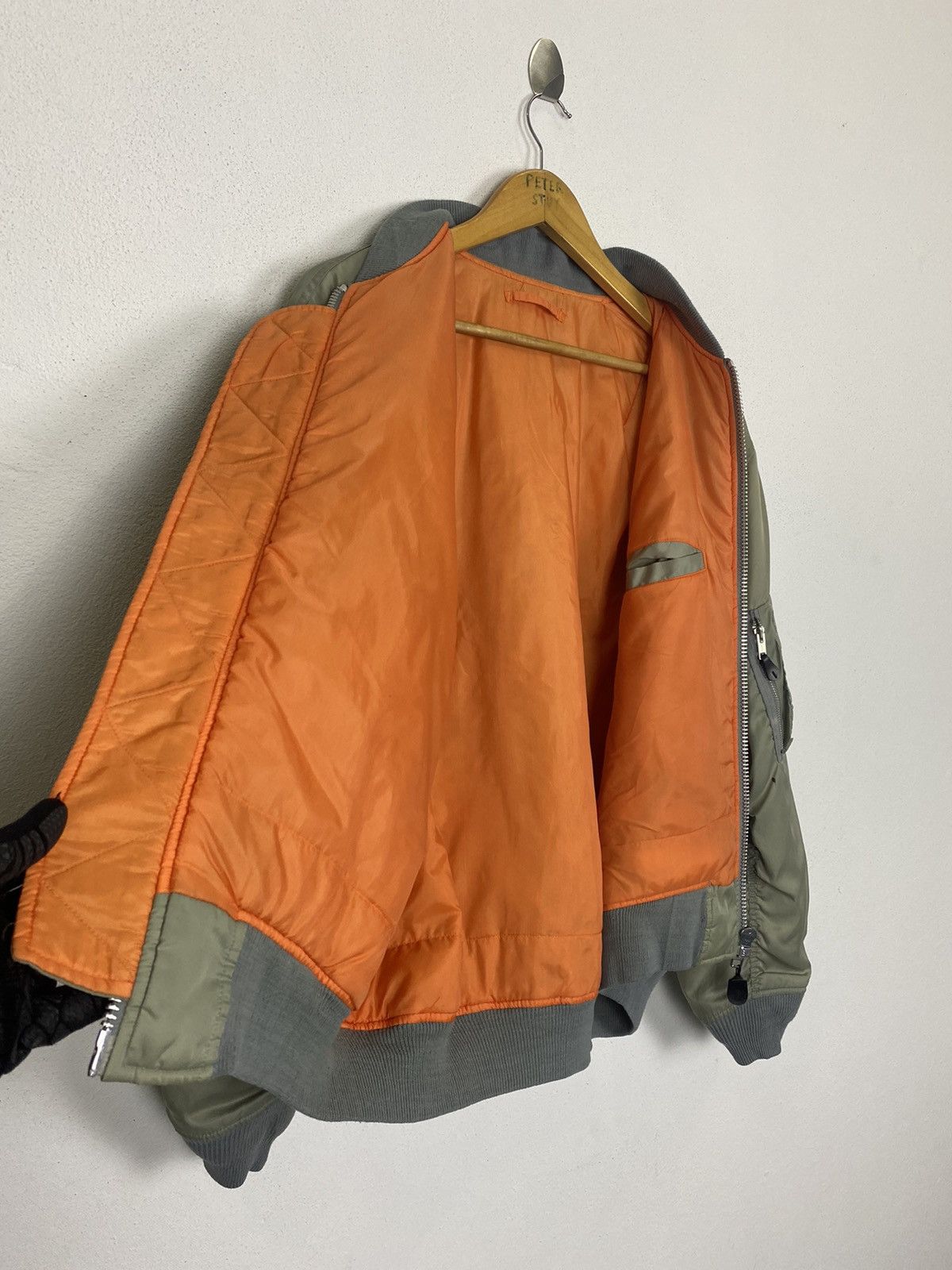 Vintage VINTAGE MA-1 FLYER MAN BOMBER JACKET Size US L / EU 52-54 / 3 - 4 Thumbnail