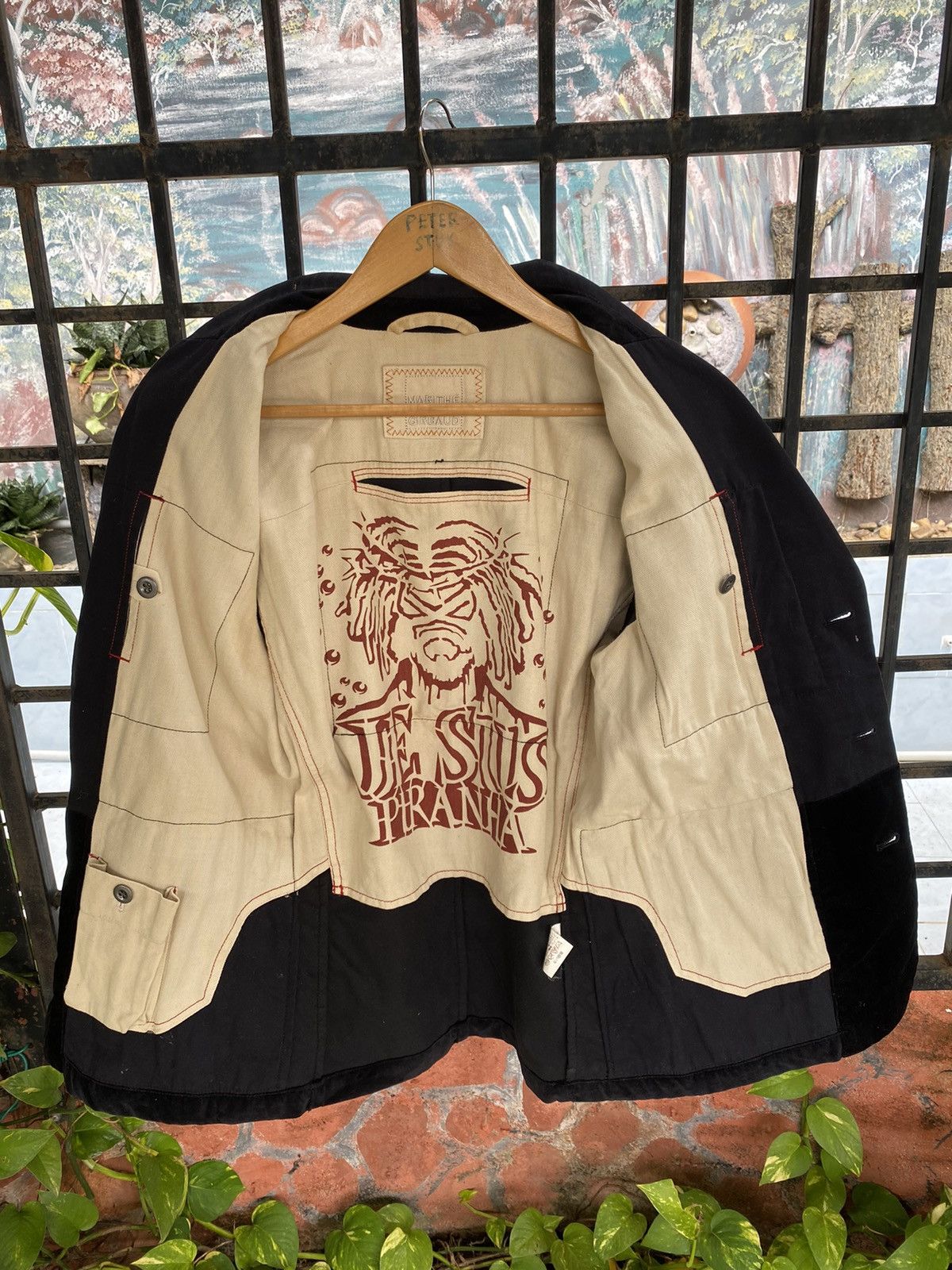 Marithe + Francois Girbaud JESUS PIRANHA-MARITHE FRANCOIS GIRBAUD VELVET JACKET Size US M / EU 48-50 / 2 - 1 Thumbnail