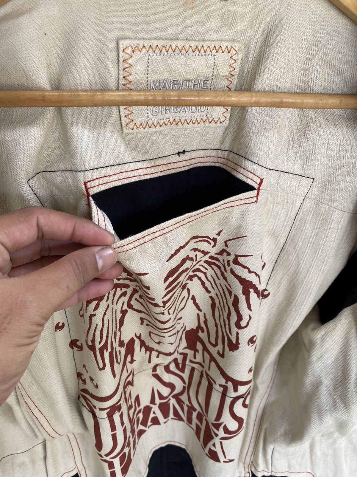 Marithe + Francois Girbaud JESUS PIRANHA-MARITHE FRANCOIS GIRBAUD VELVET JACKET Size US M / EU 48-50 / 2 - 8 Thumbnail