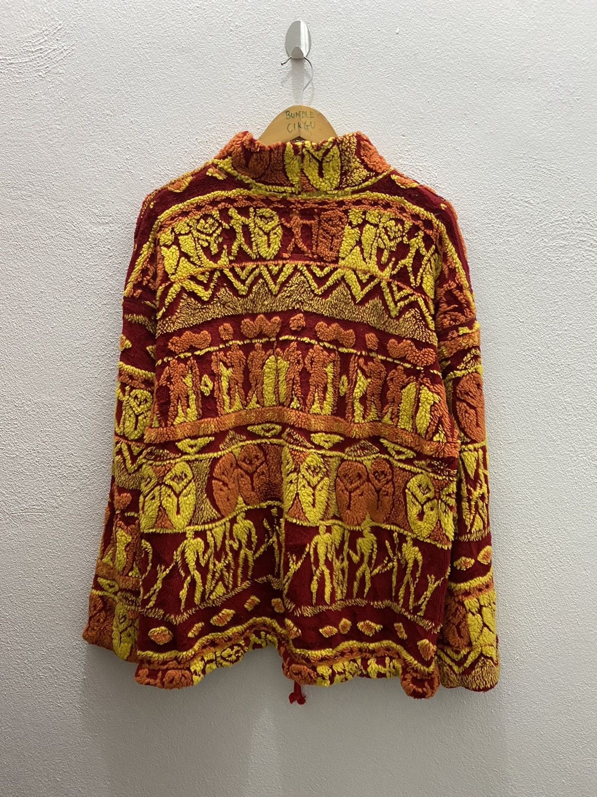 Descente × Japanese Brand × Vintage 🔥RARE🔥VINTAGE DECENTE DEEP PILE KUNO ART FLEECE PULLOVER Size US L / EU 52-54 / 3 - 8 Thumbnail