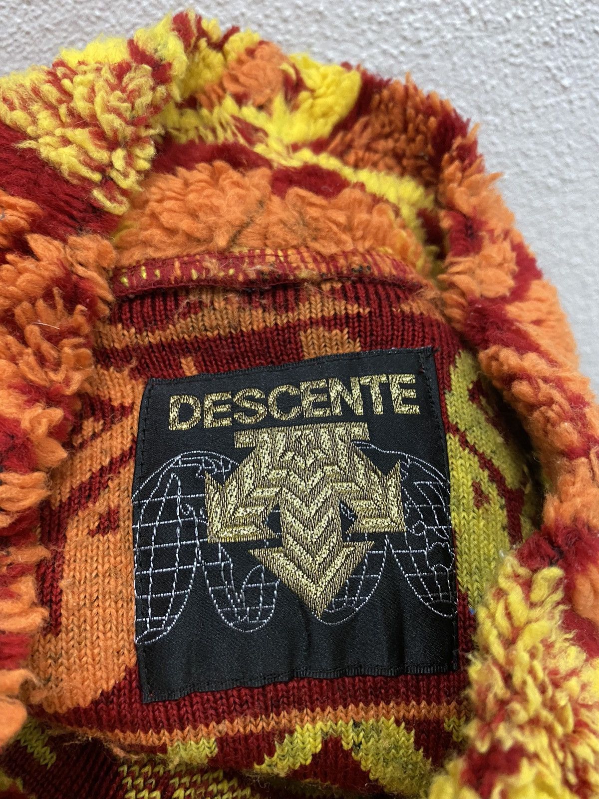 Descente × Japanese Brand × Vintage 🔥RARE🔥VINTAGE DECENTE DEEP PILE KUNO ART FLEECE PULLOVER Size US L / EU 52-54 / 3 - 10 Thumbnail