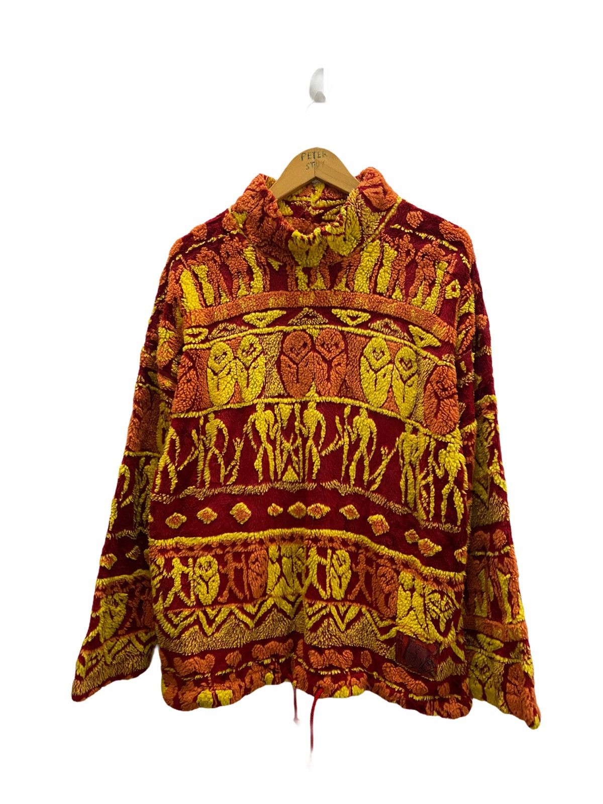 Descente × Japanese Brand × Vintage 🔥RARE🔥VINTAGE DECENTE DEEP PILE KUNO ART FLEECE PULLOVER Size US L / EU 52-54 / 3 - 1 Thumbnail