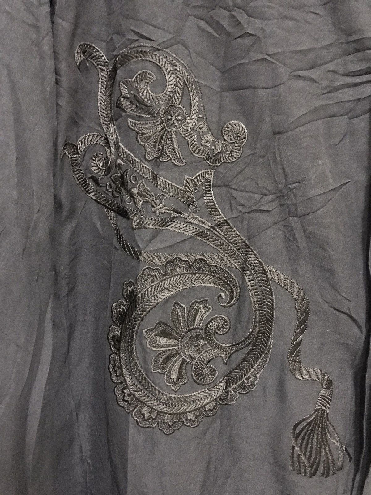 Designer × Japanese Brand × Yoshiyuki Konishi Archival Y. Konishi Embroidery Blouse Size L / US 10 / IT 46 - 6 Thumbnail