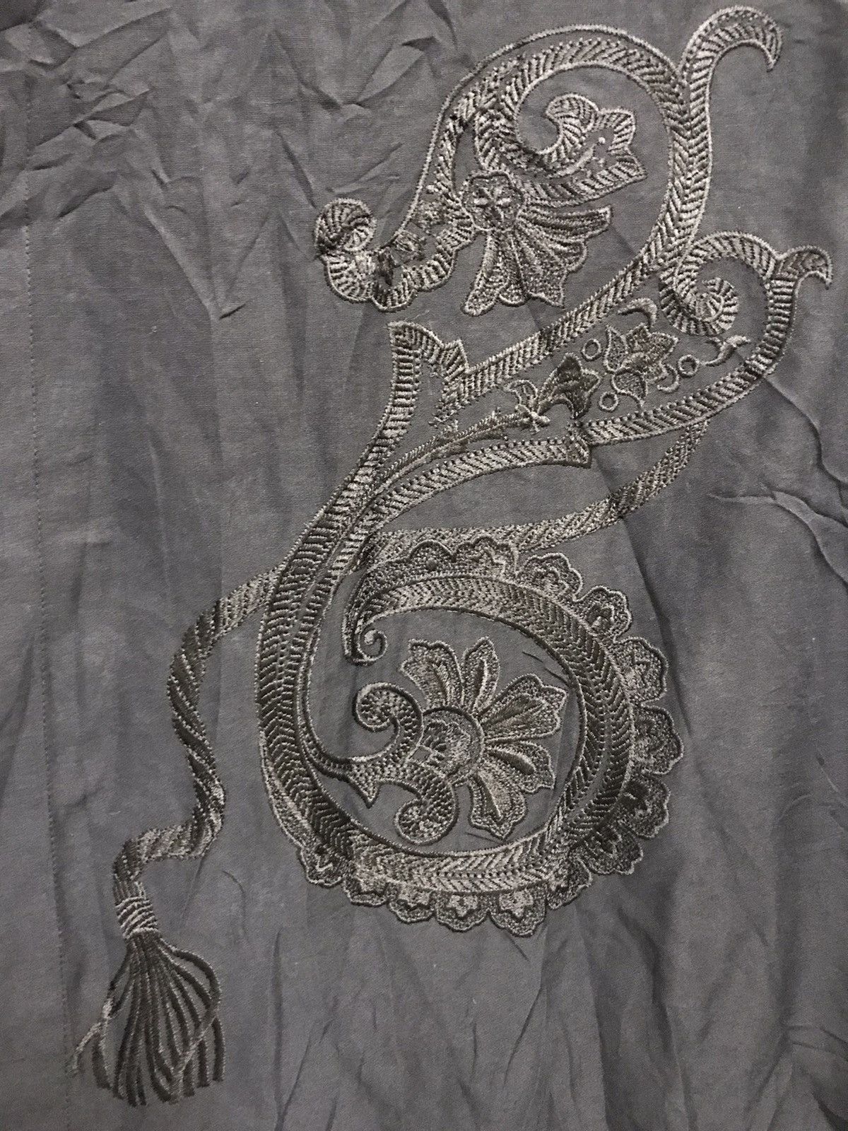 Designer × Japanese Brand × Yoshiyuki Konishi Archival Y. Konishi Embroidery Blouse Size L / US 10 / IT 46 - 5 Thumbnail