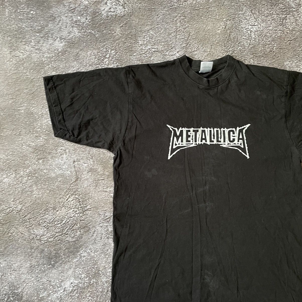 Vintage Vintage Y2K Metallica Graphic Tee Band Tee Grunge Black L Size US L / EU 52-54 / 3 - 4 Thumbnail