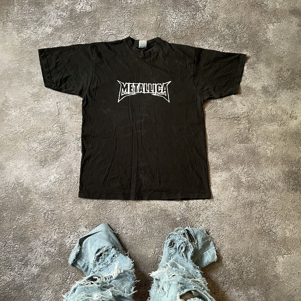 Vintage Vintage Y2K Metallica Graphic Tee Band Tee Grunge Black L Size US L / EU 52-54 / 3 - 1 Thumbnail