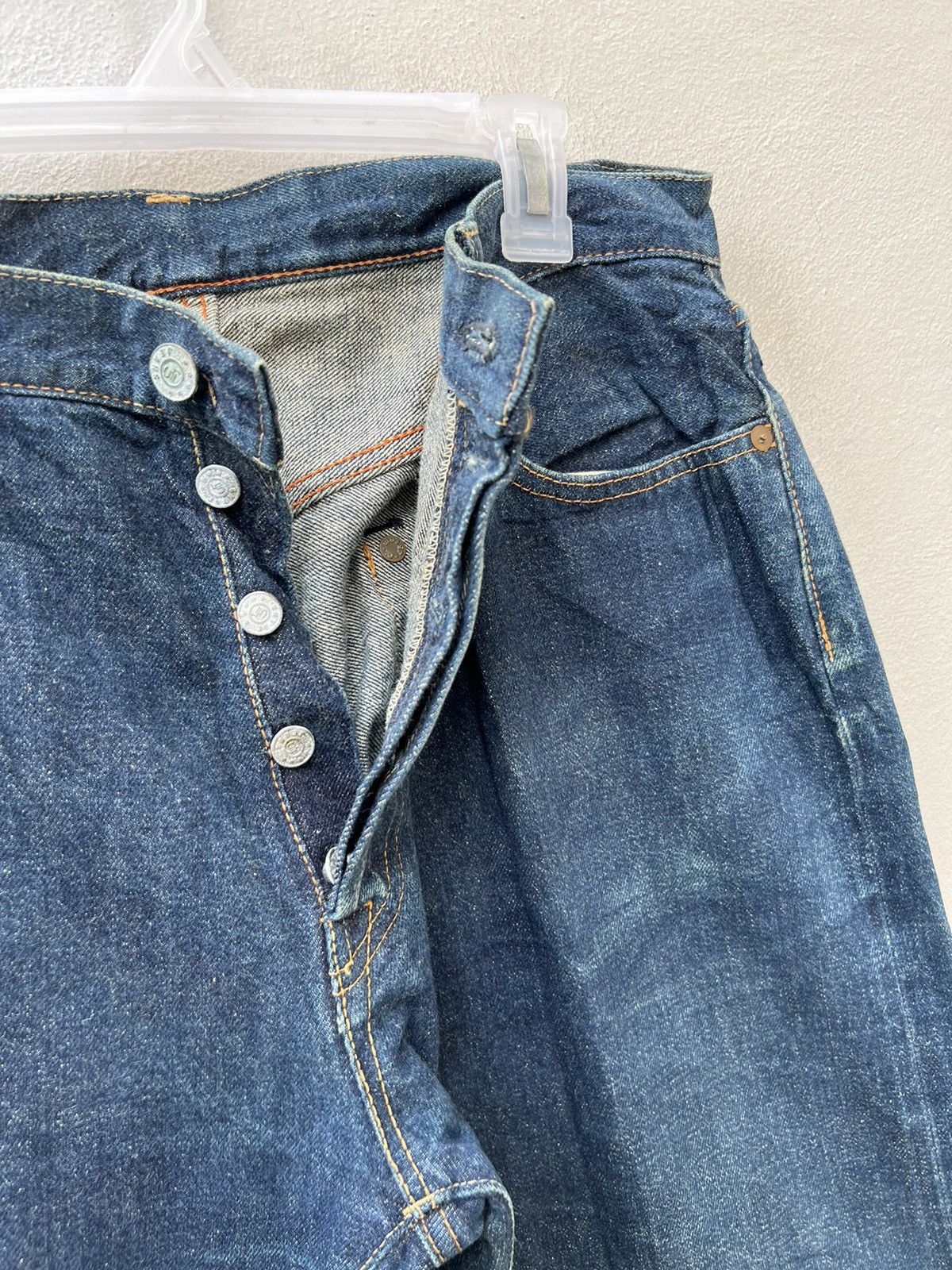 45rpm VTG 45rpm Japan Limited 95# 608 Selvedge Denim Dirty Jeans Size US 32 / EU 48 - 8 Thumbnail