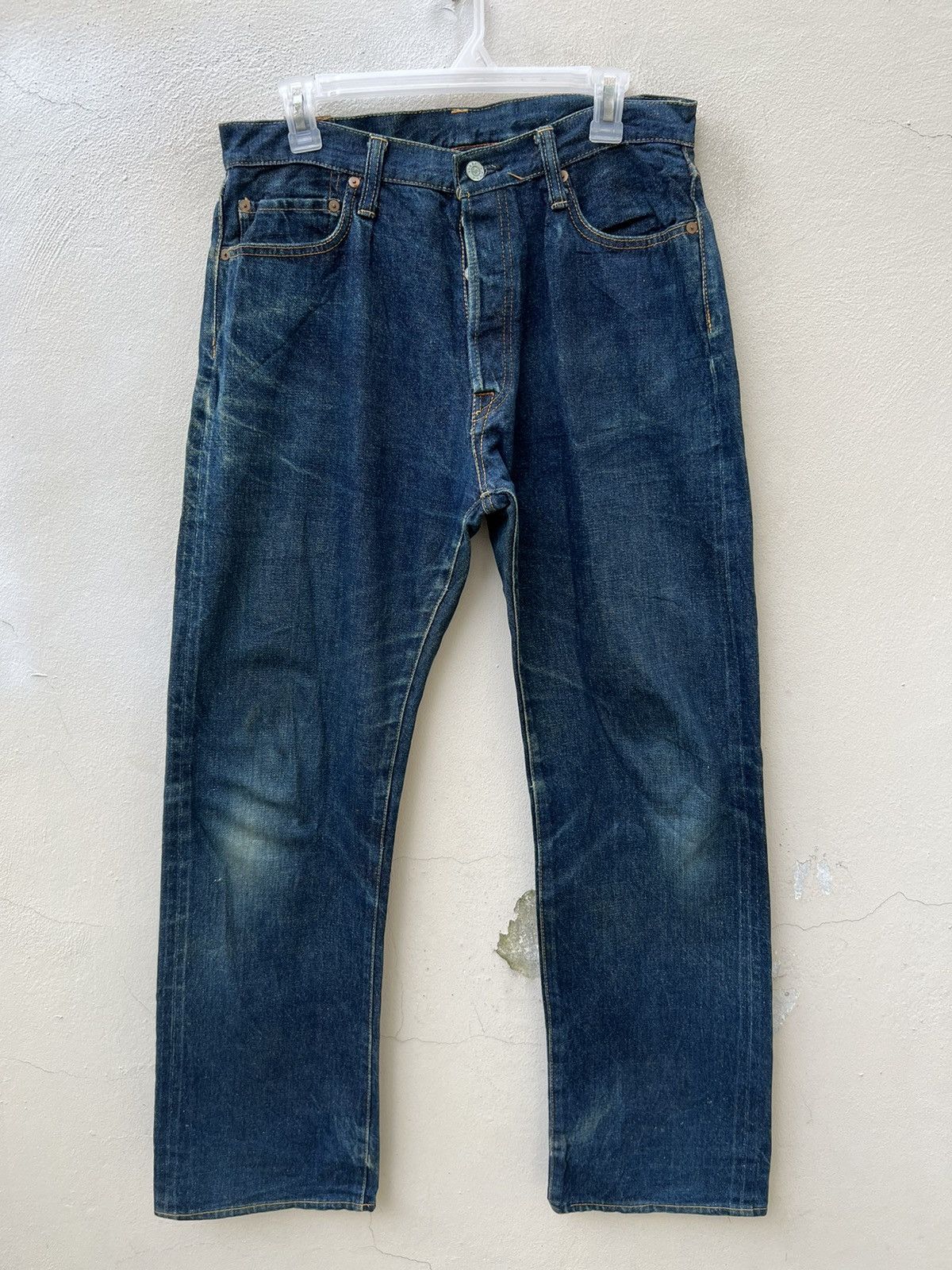 45rpm VTG 45rpm Japan Limited 95# 608 Selvedge Denim Dirty Jeans Size US 32 / EU 48 - 6 Thumbnail