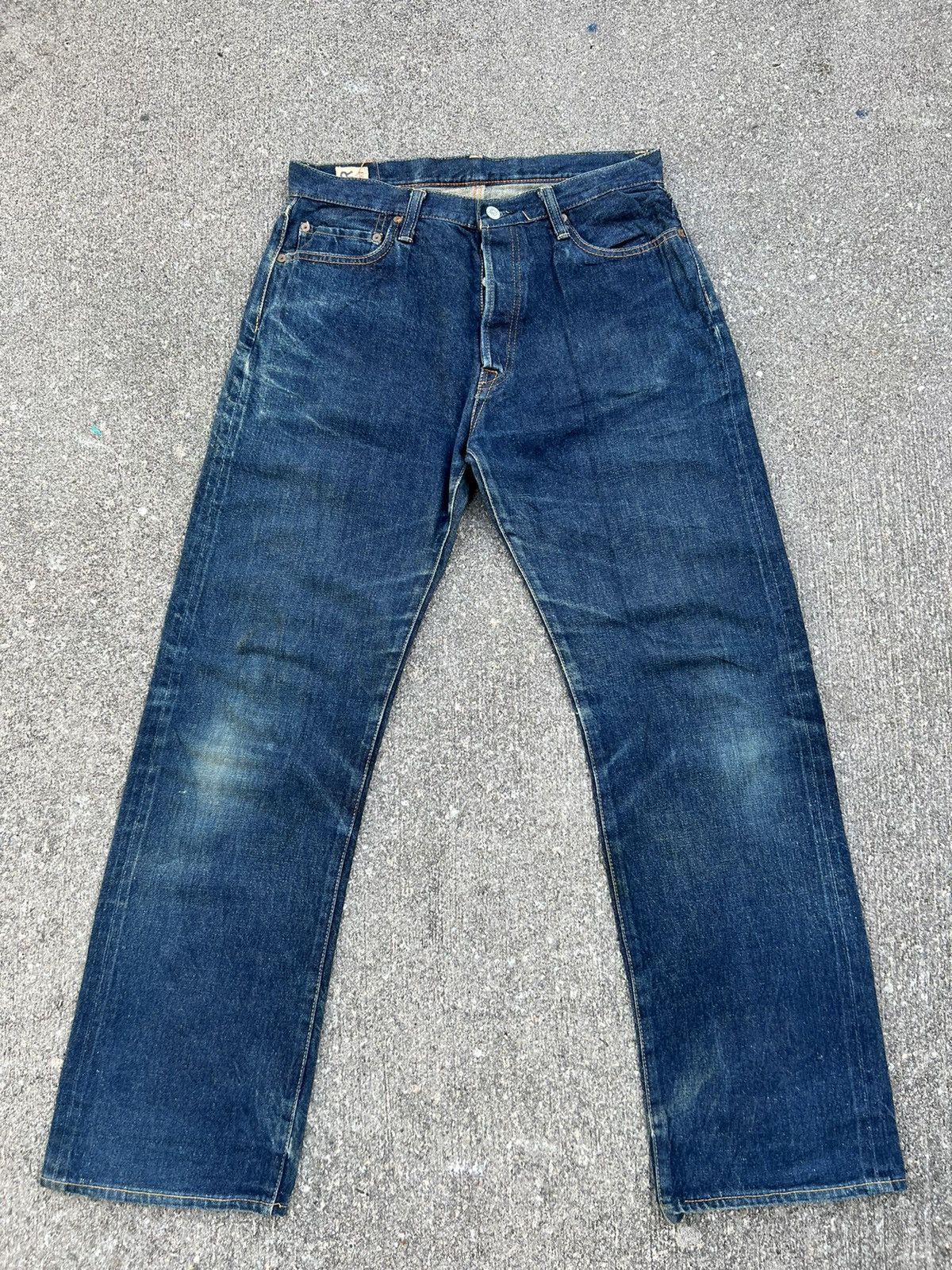 45rpm VTG 45rpm Japan Limited 95# 608 Selvedge Denim Dirty Jeans Size US 32 / EU 48 - 1 Thumbnail