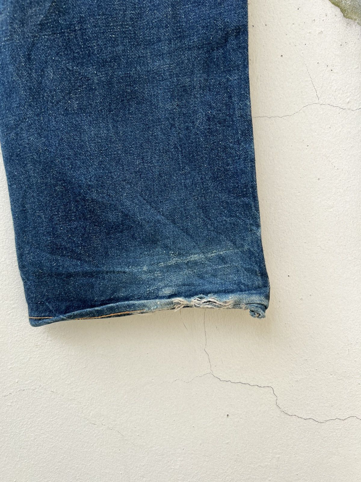 45rpm VTG 45rpm Japan Limited 95# 608 Selvedge Denim Dirty Jeans Size US 32 / EU 48 - 18 Thumbnail