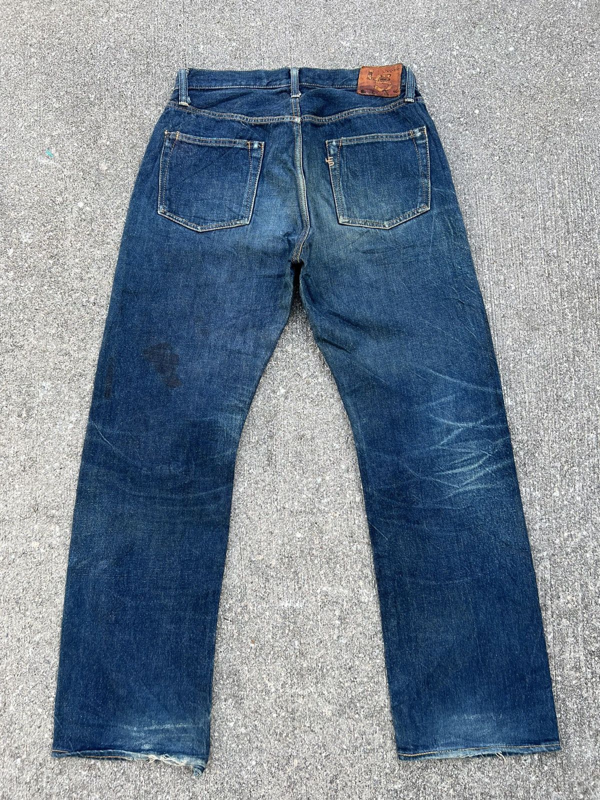 45rpm VTG 45rpm Japan Limited 95# 608 Selvedge Denim Dirty Jeans Size US 32 / EU 48 - 5 Thumbnail