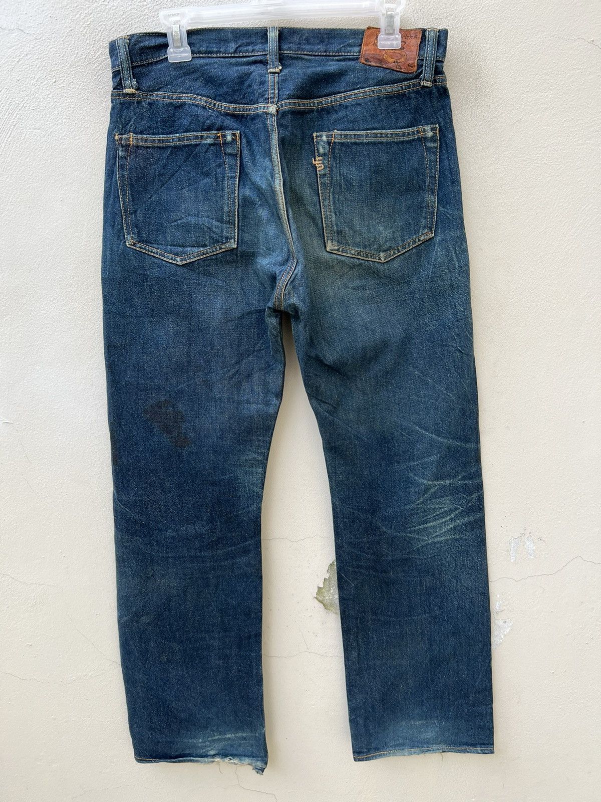 45rpm VTG 45rpm Japan Limited 95# 608 Selvedge Denim Dirty Jeans Size US 32 / EU 48 - 15 Thumbnail