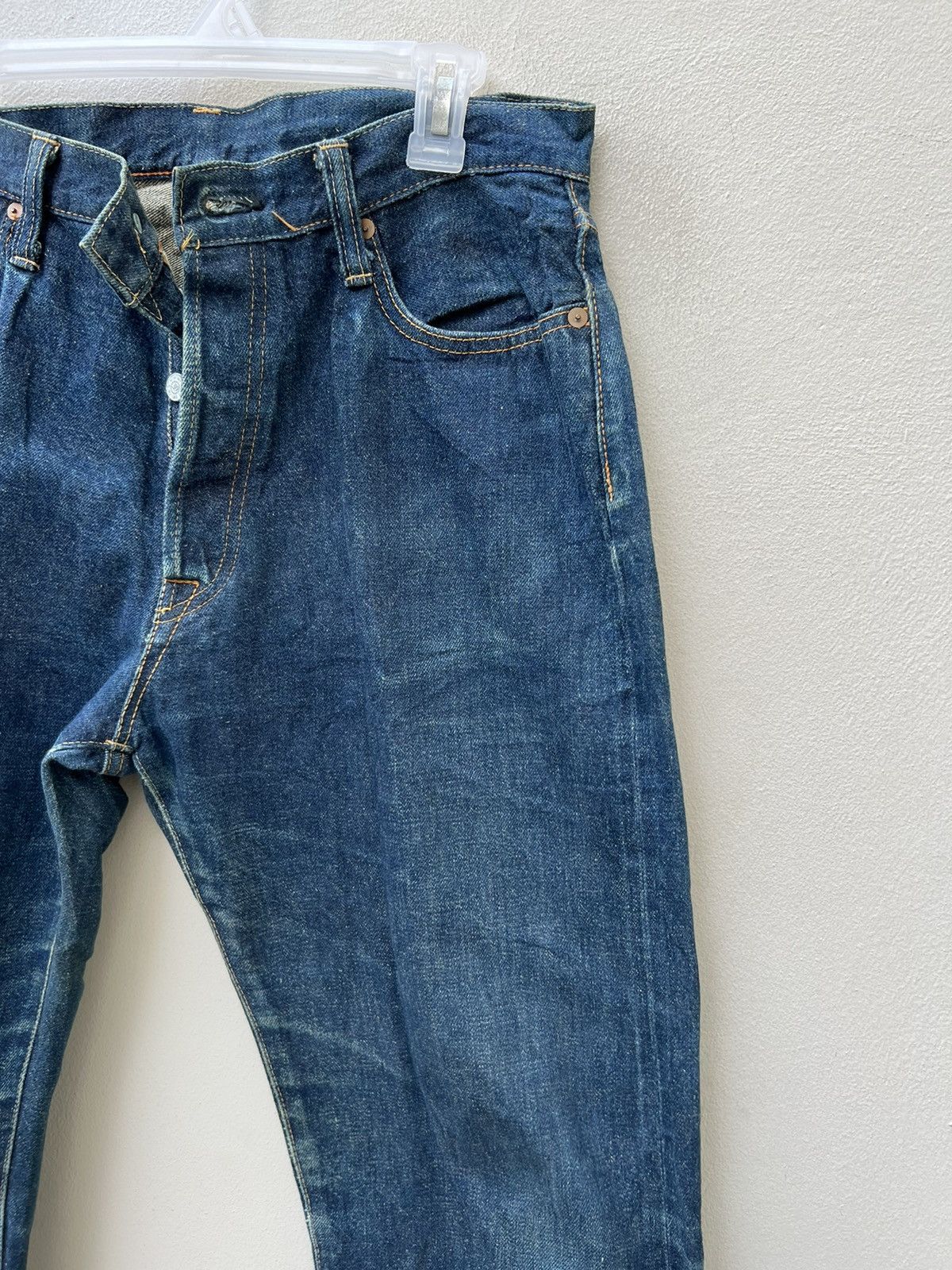 45rpm VTG 45rpm Japan Limited 95# 608 Selvedge Denim Dirty Jeans Size US 32 / EU 48 - 12 Thumbnail