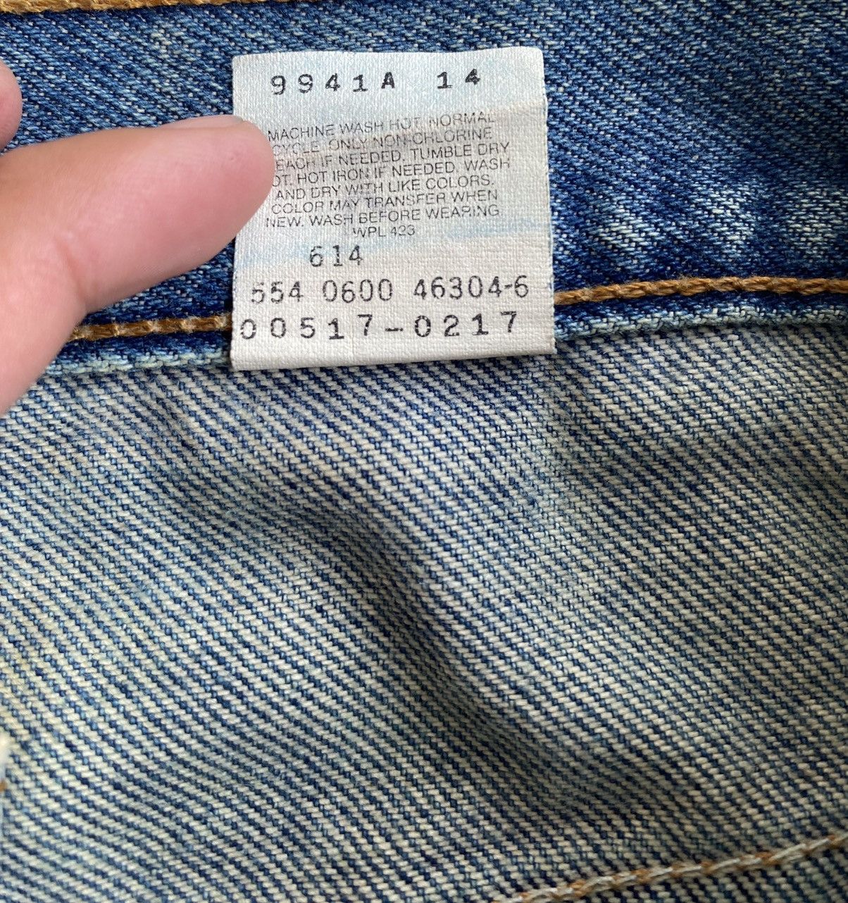 Levi's Vintage 90s distressed levis 517 blue denim jeans Size US 32 / EU 48 - 17 Thumbnail