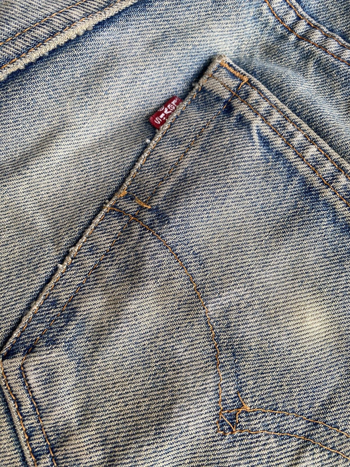 Levi's Vintage 90s distressed levis 517 blue denim jeans Size US 32 / EU 48 - 15 Thumbnail