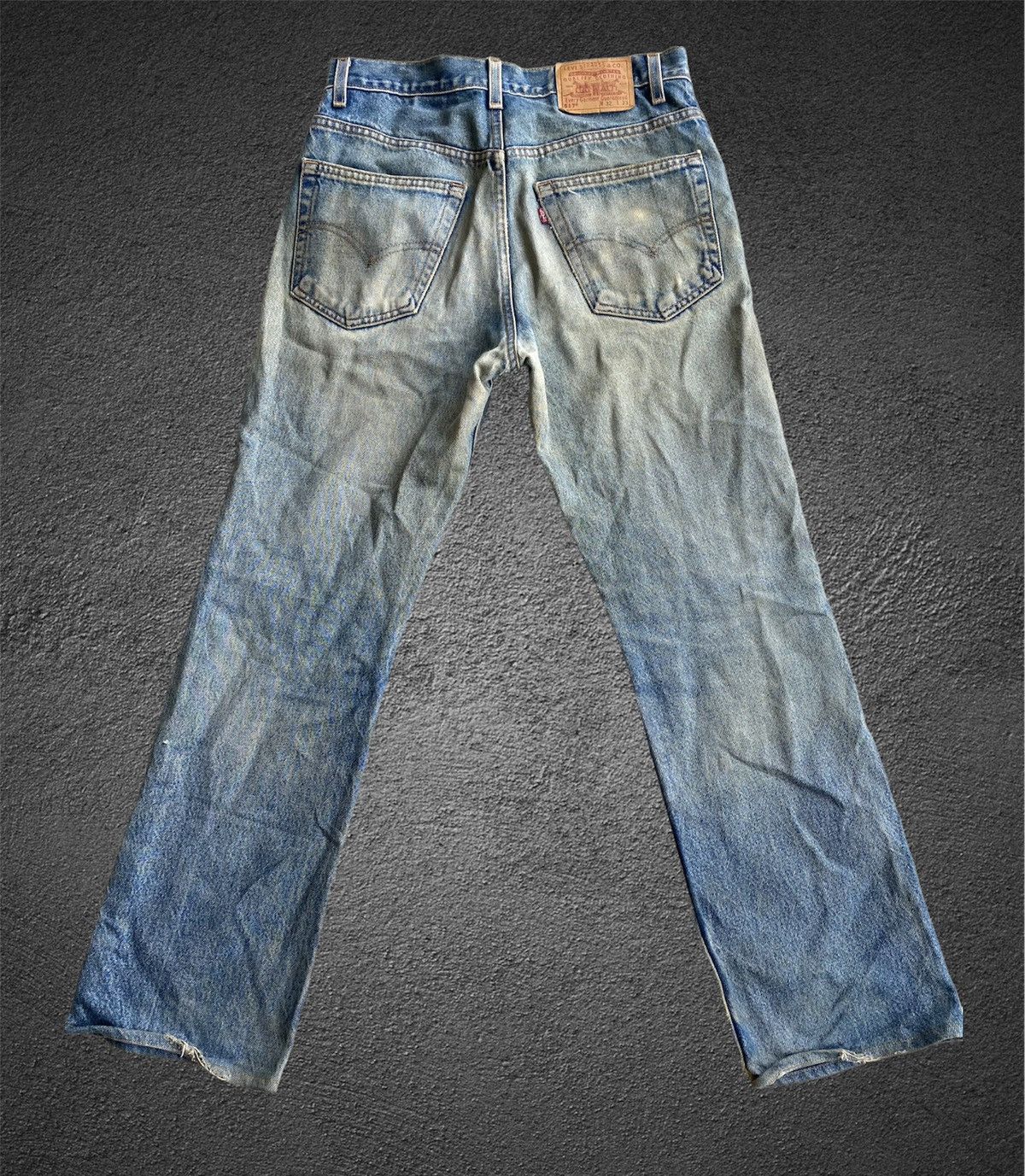 Levi's Vintage 90s distressed levis 517 blue denim jeans Size US 32 / EU 48 - 4 Thumbnail