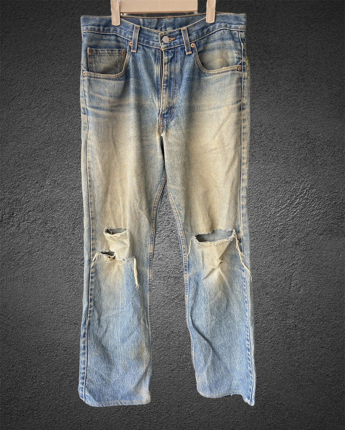 Levi's Vintage 90s distressed levis 517 blue denim jeans Size US 32 / EU 48 - 1 Thumbnail