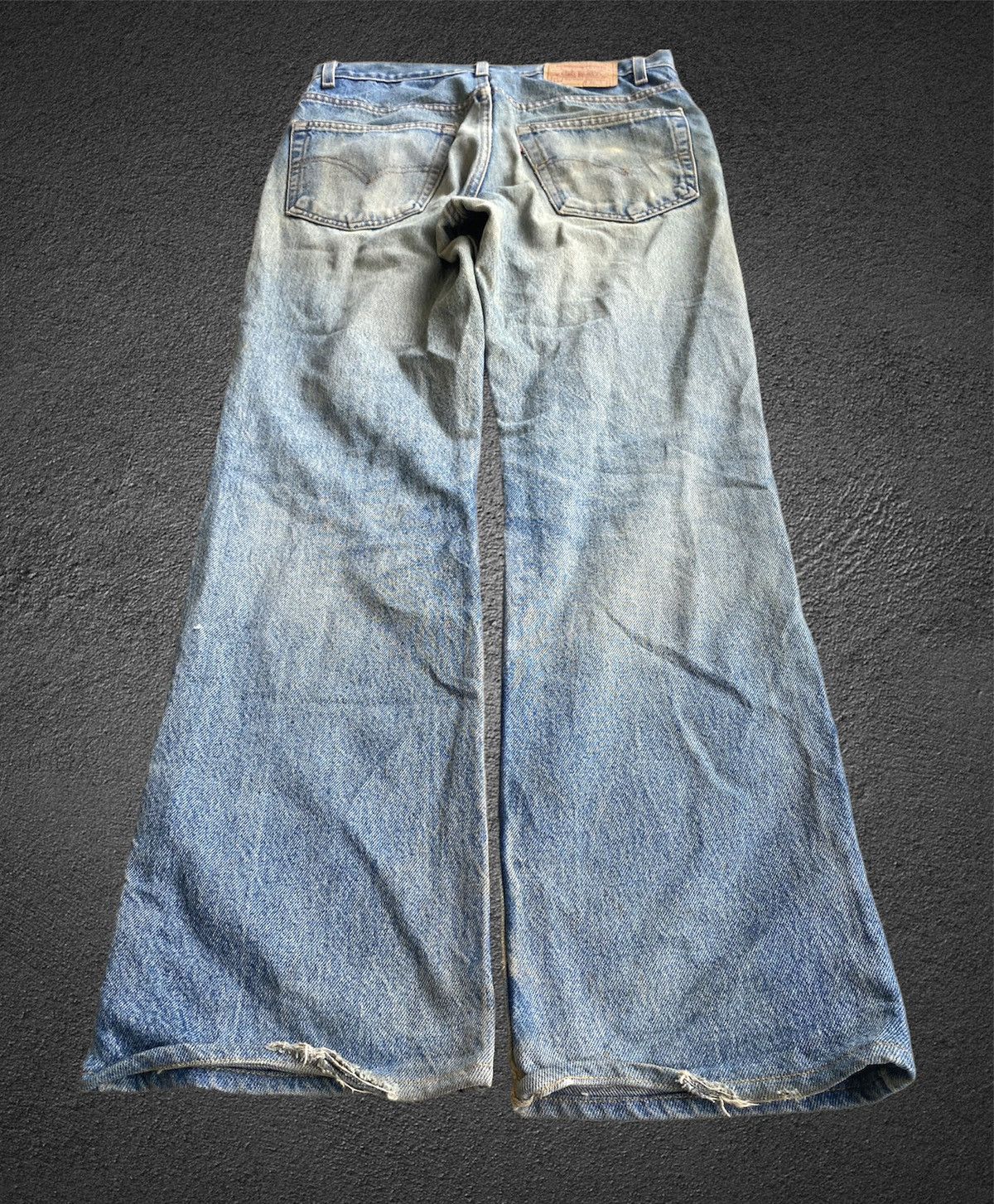 Levi's Vintage 90s distressed levis 517 blue denim jeans Size US 32 / EU 48 - 7 Thumbnail