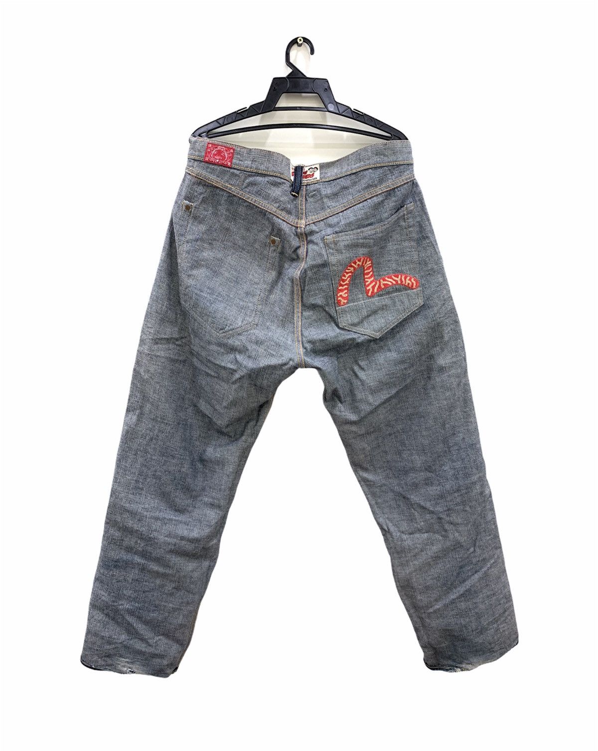 Evisu Vintage Evisu The Siotani Brothers Reversible Selvedge Size US 37 - 5 Thumbnail