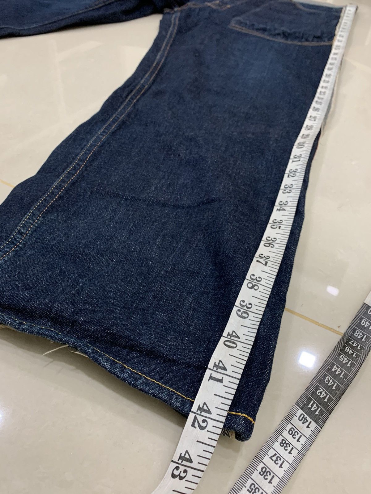 Evisu Vintage Evisu The Siotani Brothers Reversible Selvedge Size US 37 - 18 Thumbnail
