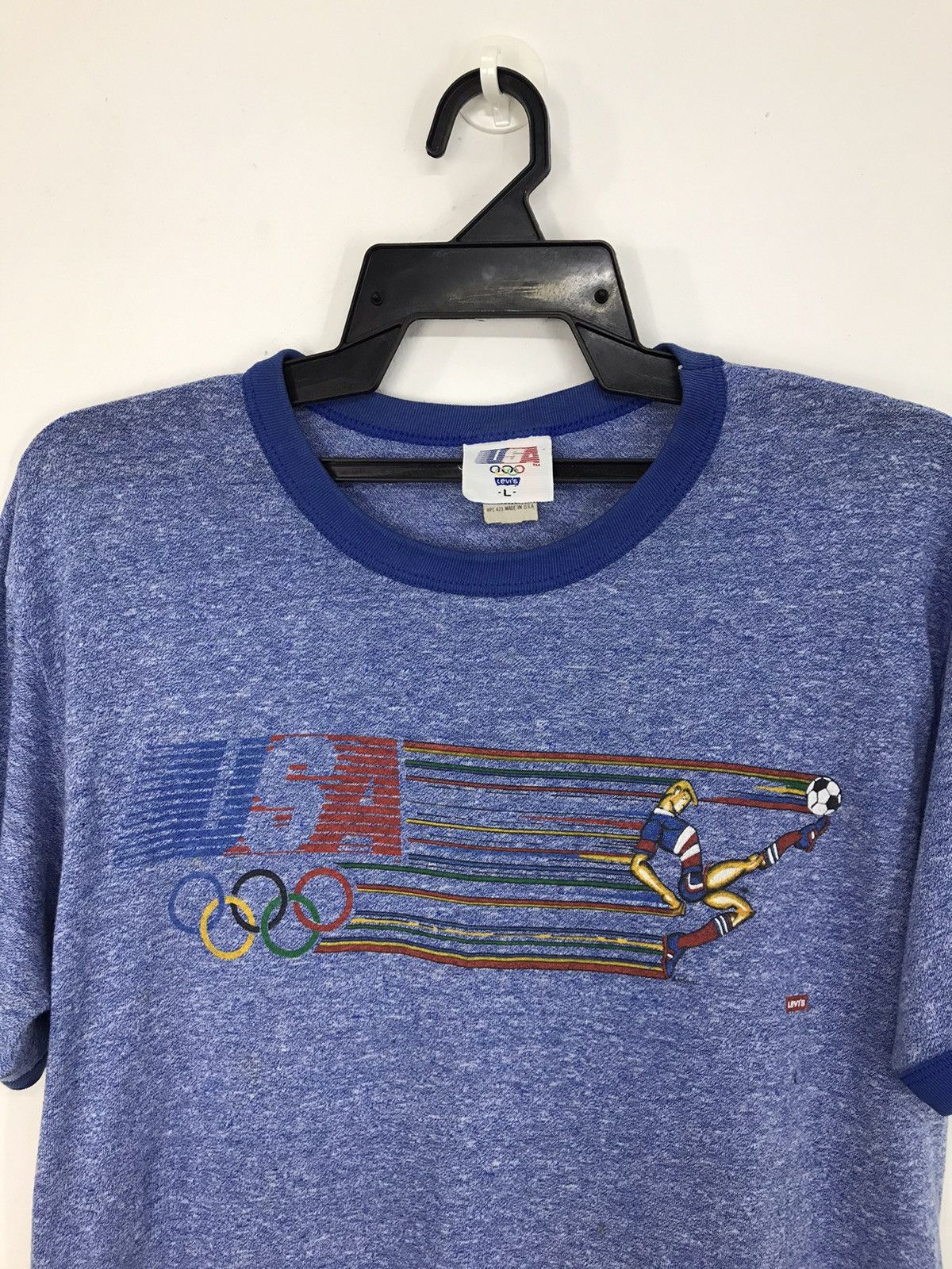 Levi's × USA Olympics × Vintage Rare🔥Vintage 80s Levi’s Olympic Made In Usa Sportwear Size US M / EU 48-50 / 2 - 4 Thumbnail