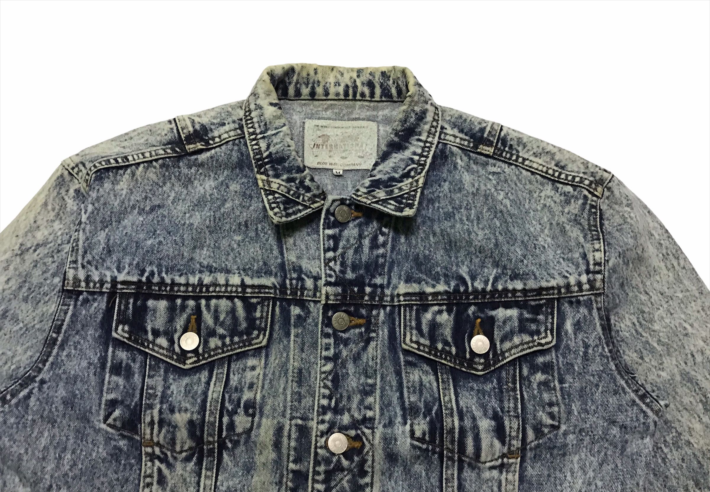 Hysteric Glamour Vintage blue way acid wash trucker jacket Size US M / EU 48-50 / 2 - 3 Thumbnail