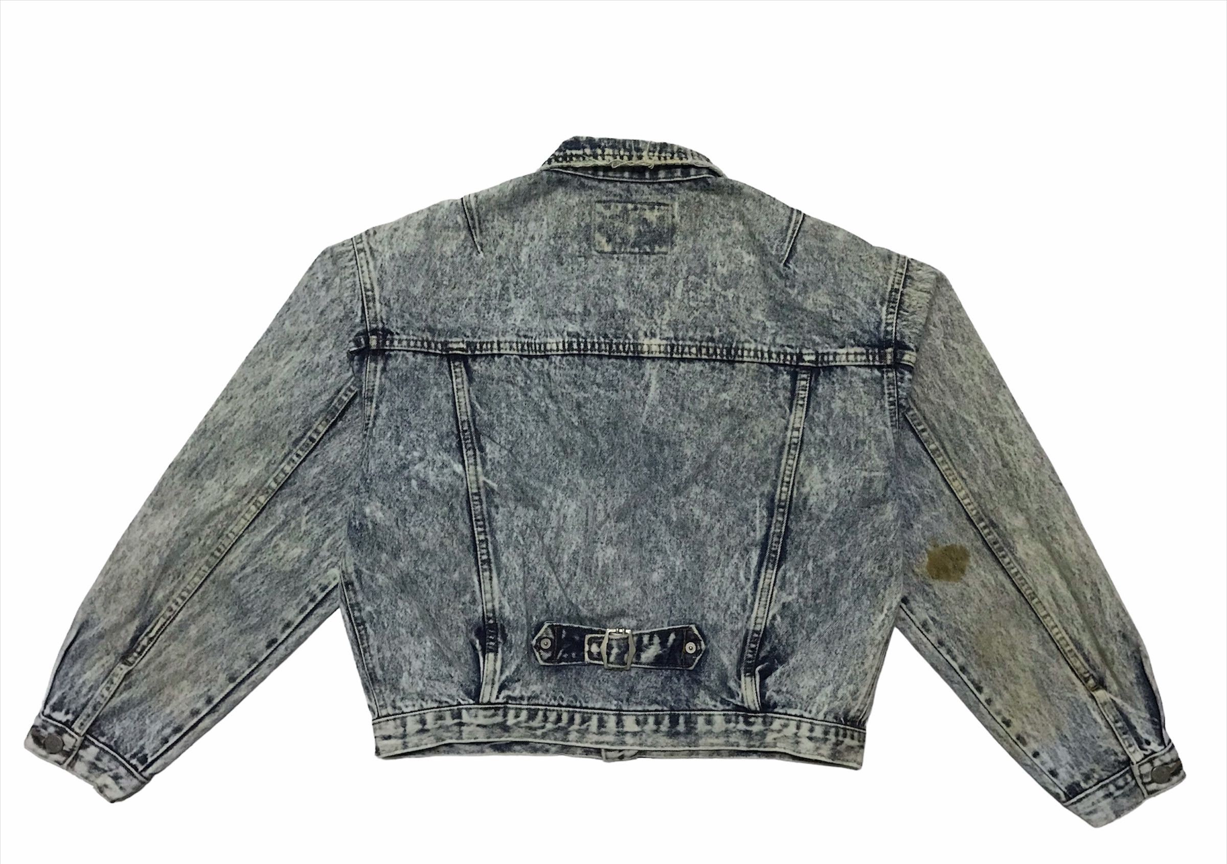 Hysteric Glamour Vintage blue way acid wash trucker jacket Size US M / EU 48-50 / 2 - 5 Thumbnail