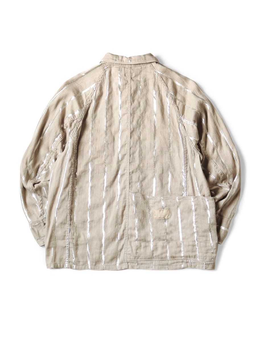 Number (N)ine kapital Linen Glitter Phillies Stripe CACTUS Coverall shirt Size US M / EU 48-50 / 2 - 2 Thumbnail