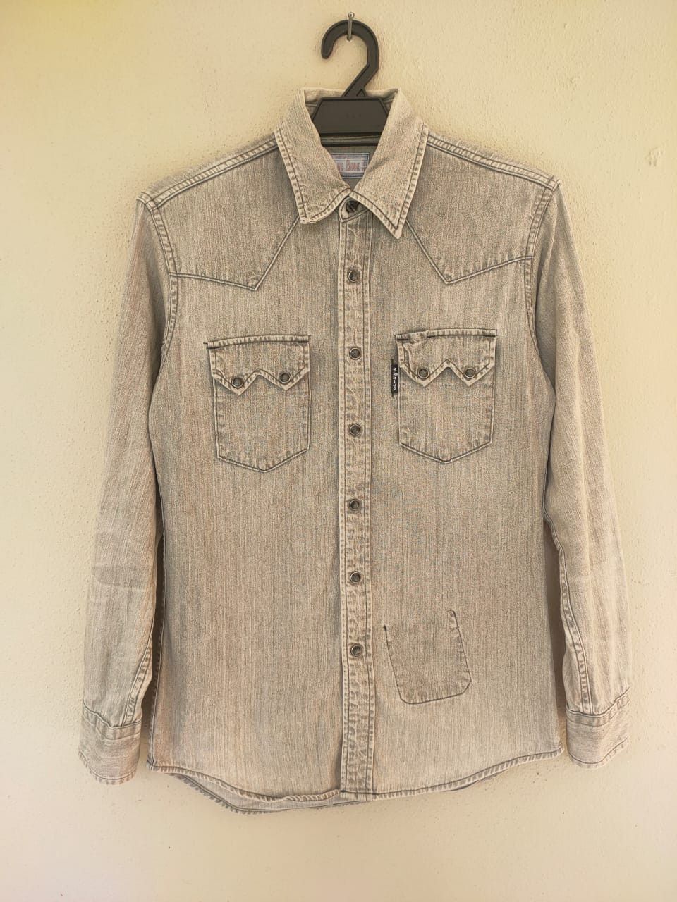 Blue Blue Japan Blue Blue Japan Distressed Shirt Size US S / EU 44-46 / 1 - 1 Thumbnail