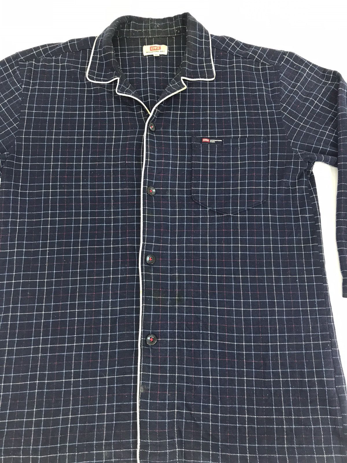 Edwin Edwin Plaid Checked Pajama Robe Men Vintage Classic Size US L / EU 52-54 / 3 - 3 Thumbnail