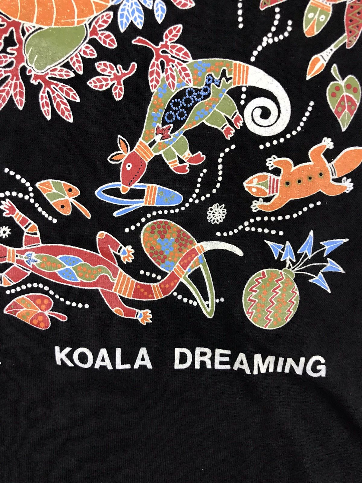 Other Vintage Koala Dreaming Tag Novel Animal Printed Tee Size M / US 6-8 / IT 42-44 - 6 Thumbnail