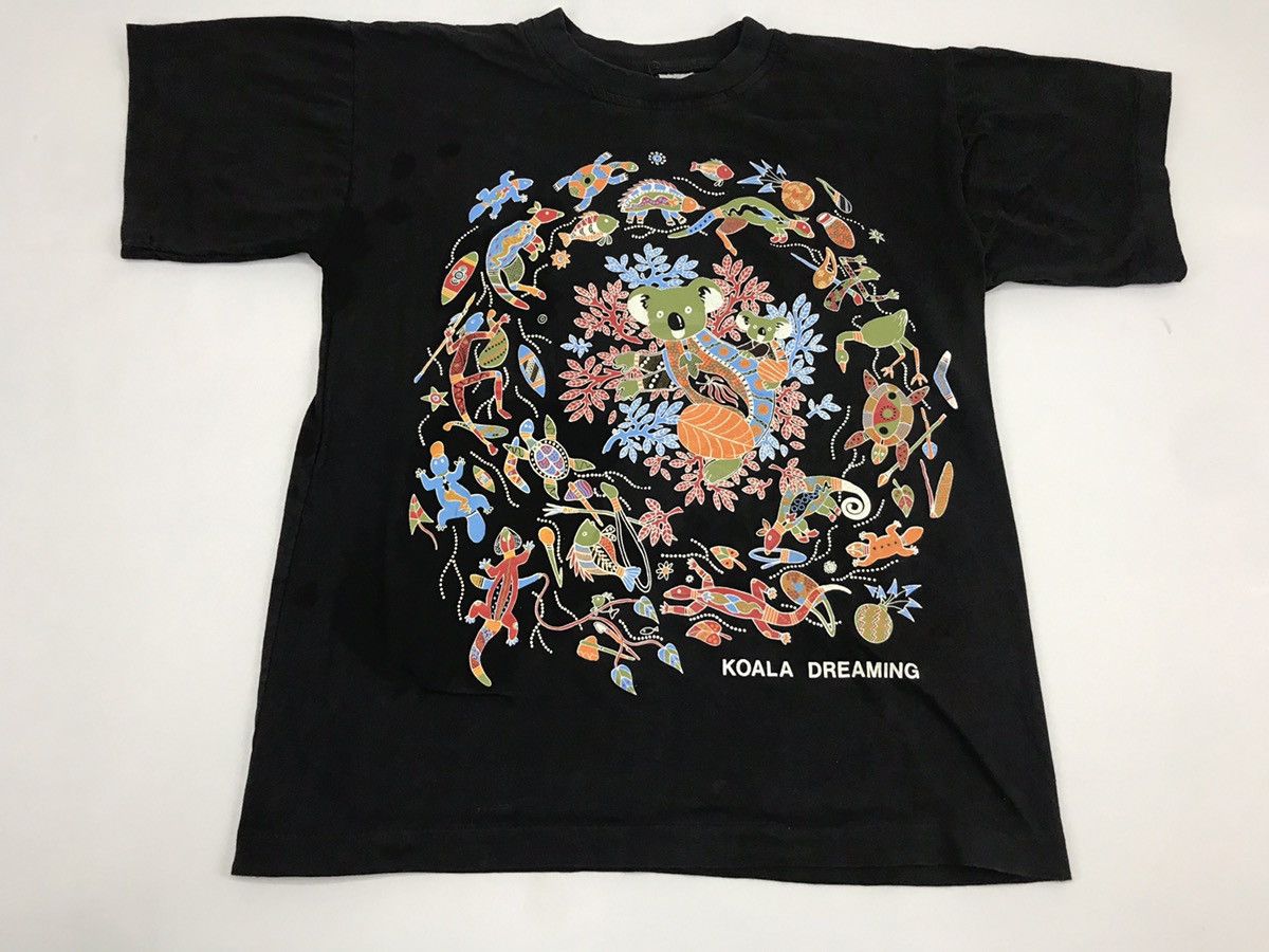 Other Vintage Koala Dreaming Tag Novel Animal Printed Tee Size M / US 6-8 / IT 42-44 - 1 Thumbnail