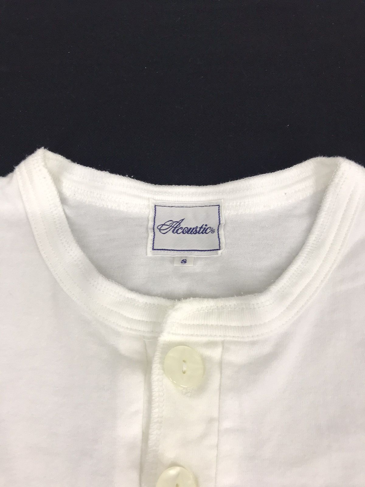 Japanese Brand Acoustic Half Button Tee American Native Size XS / US 0-2 / IT 36-38 - 5 Thumbnail