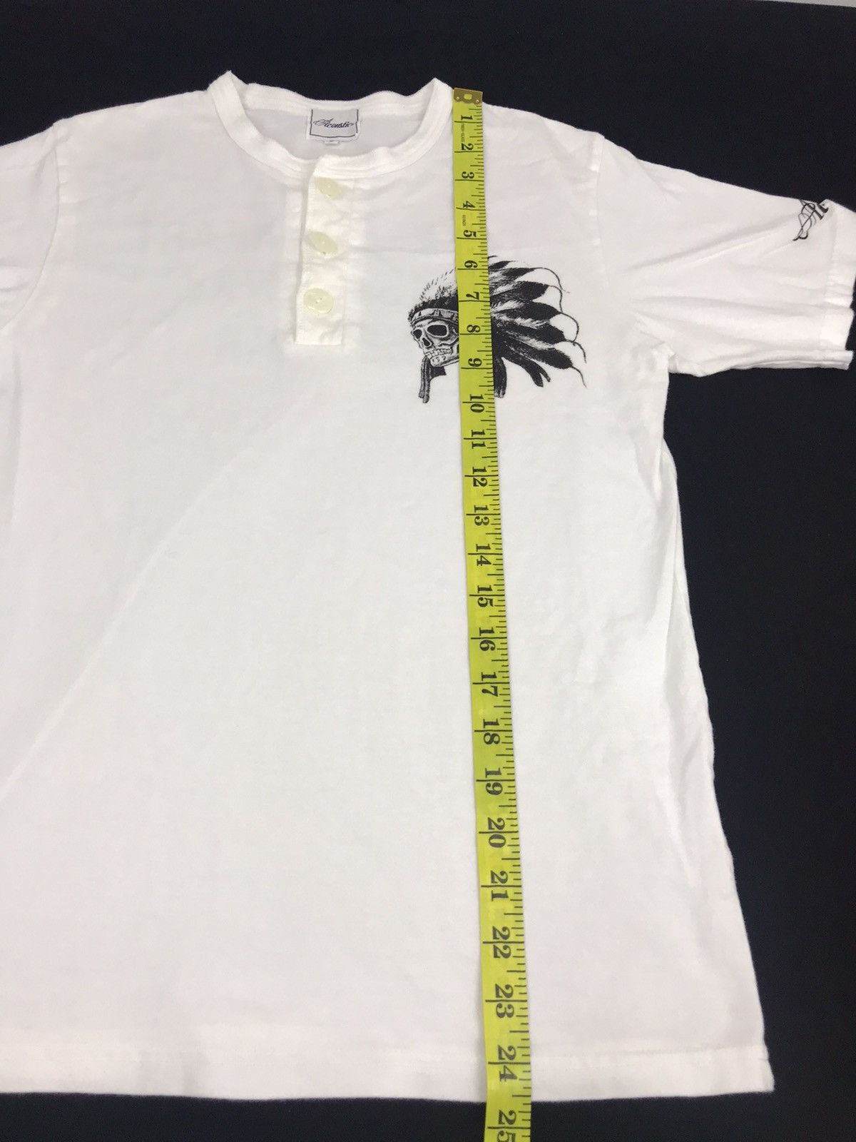 Japanese Brand Acoustic Half Button Tee American Native Size XS / US 0-2 / IT 36-38 - 10 Thumbnail