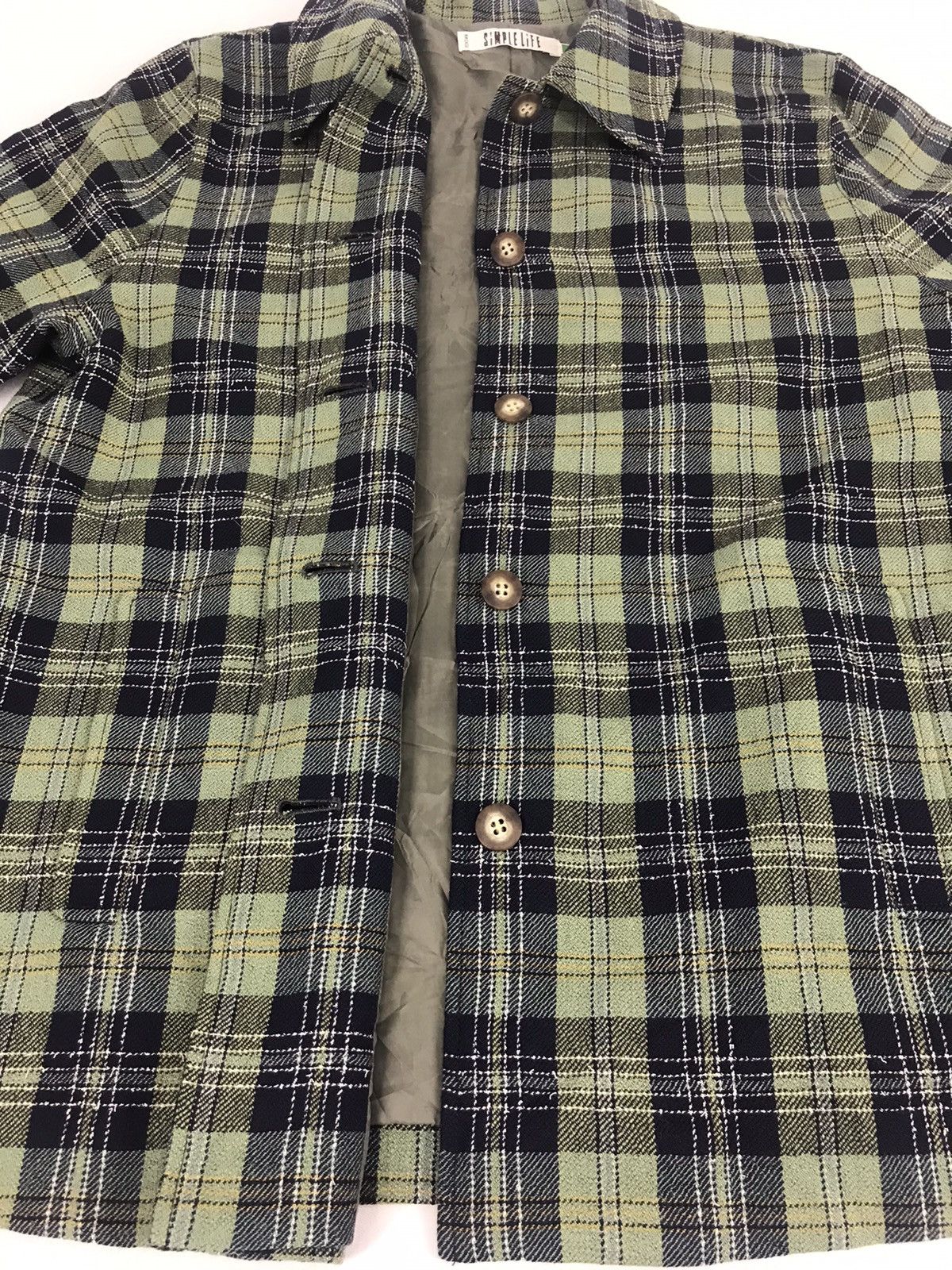 Flannel × Vintage Flannel Plaid Checked Renown Simple Life Pocket Style Size US M / EU 48-50 / 2 - 3 Thumbnail